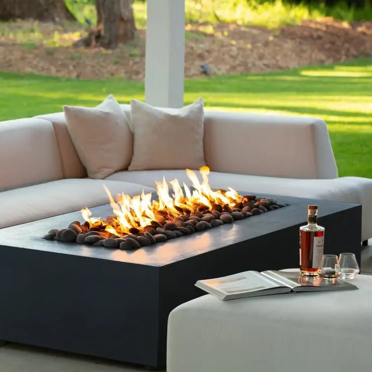 Outdoor Gas Firepit