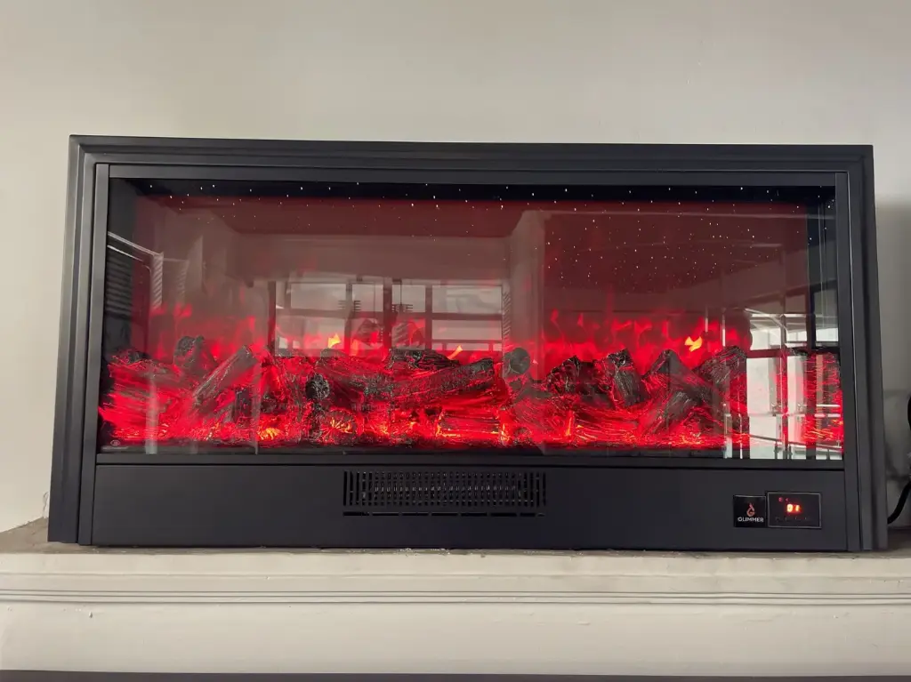 Front view Cozyglow fireplace (0.7meter)